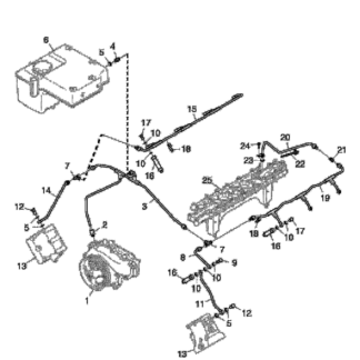 279243 Полый болт Scania