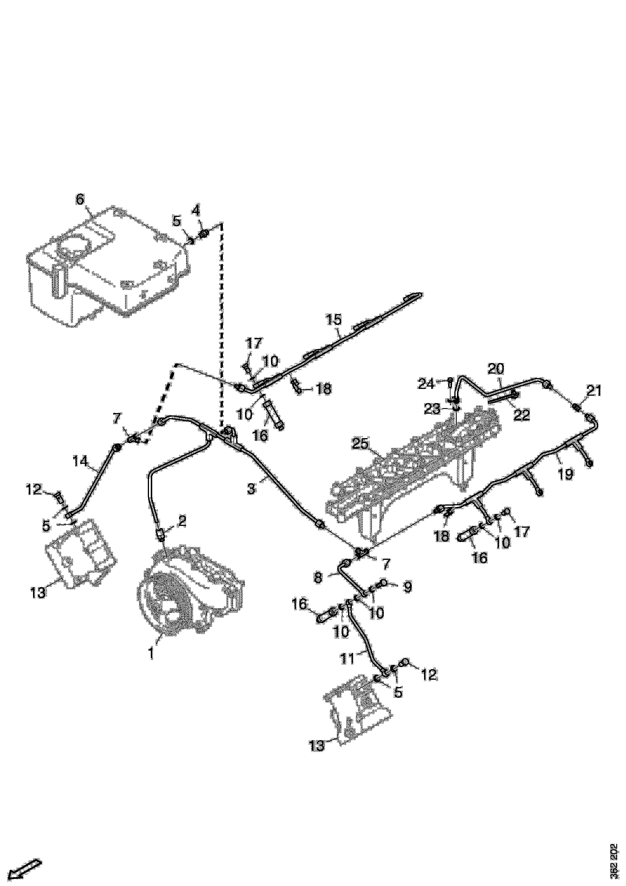 279243 Полый болт Scania проверить на o-catalog.ru 279243 Полый болт Scania