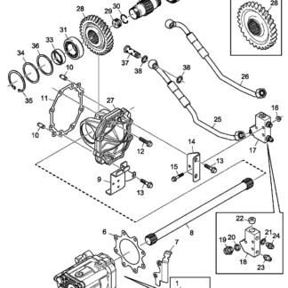 323548 Штуцер o 8 M14/M14 Scania