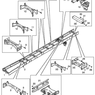 293237 Концевая часть Scania