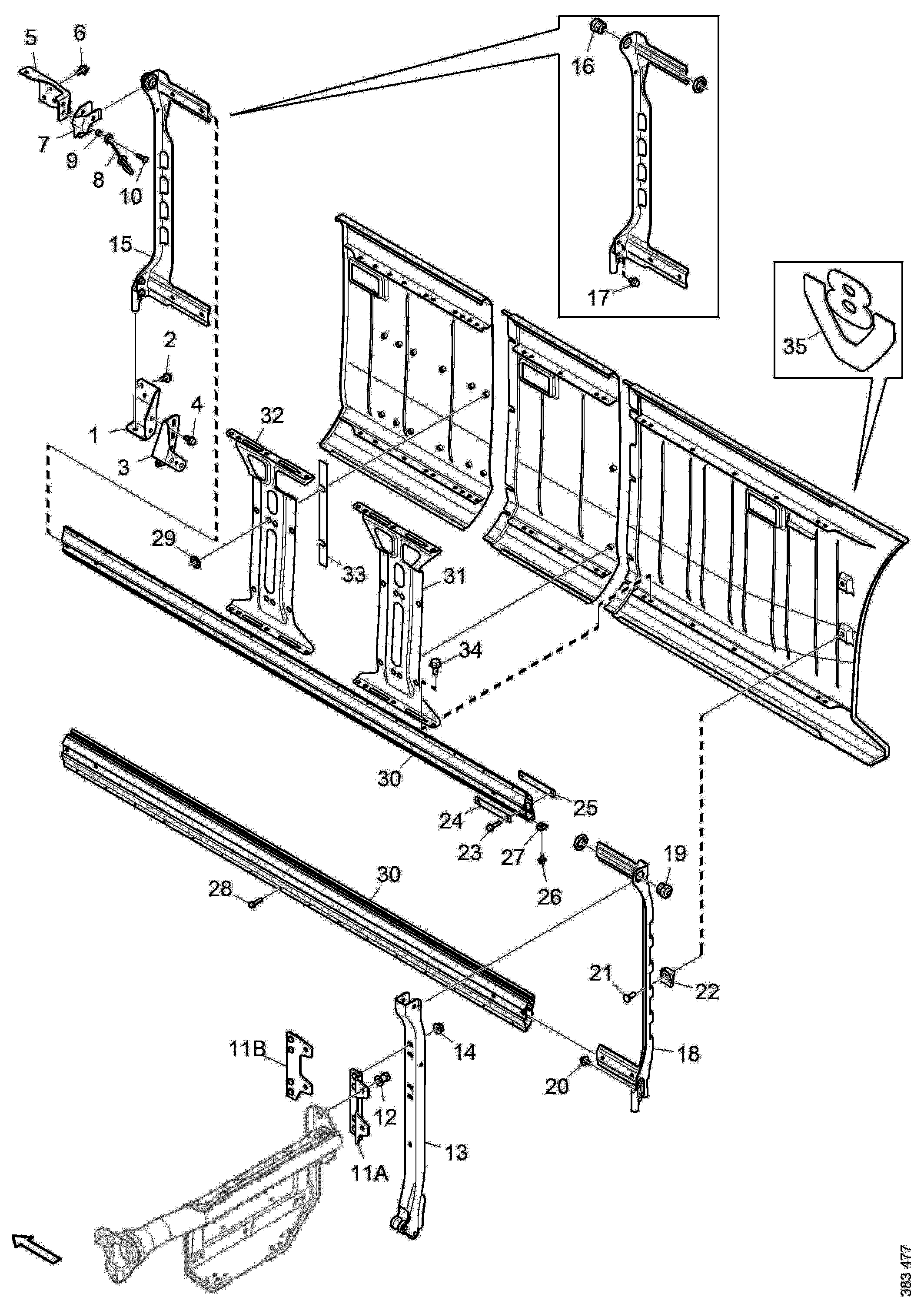 286161 Винт ST4.2x16 mm Scania проверить на o-catalog.ru 286161 Винт ST4.2x16 mm Scania