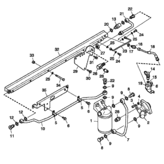 17146 Полый болт Scania