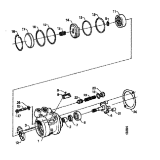 289175 Гидравлический насос 110 bar