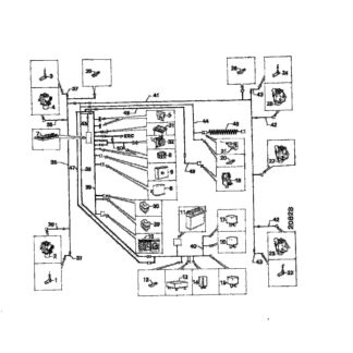 199987 Жгут электропроводки 46-58 Scania