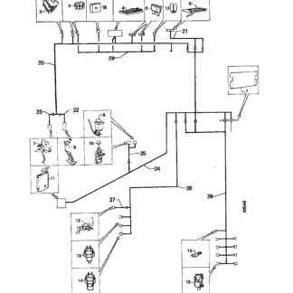 199676 Жгут электропроводки Scania