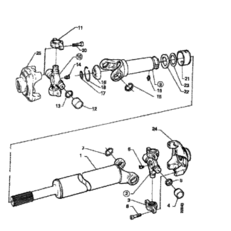 347762 Карданный шарнир Scania
