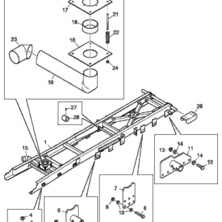 309380 Кронштейн Scania