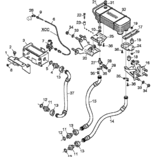 297711 Дистанционная втулка L=25 mm Scania