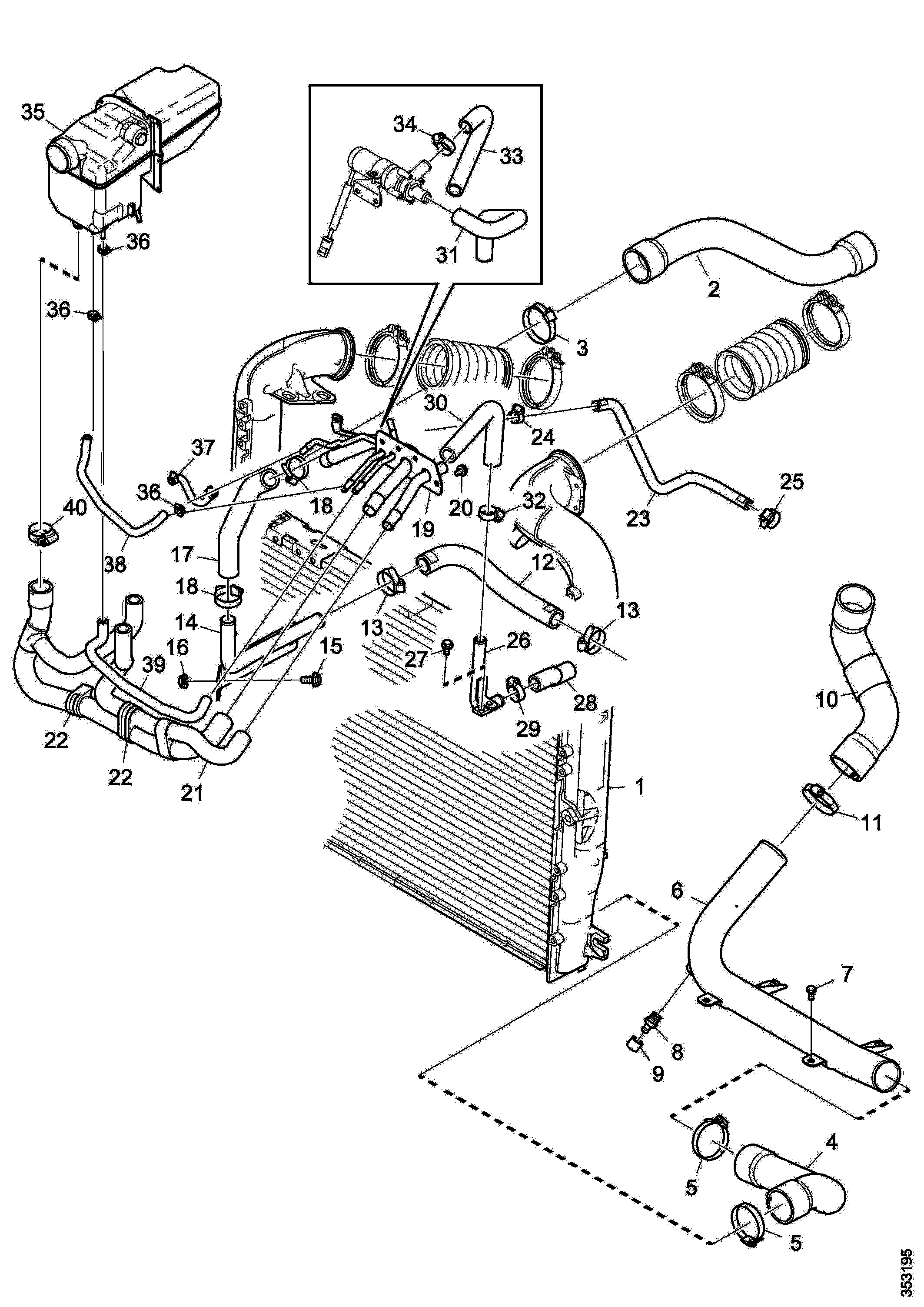 2103734 Трубопровод в сборе Scania - O-CATALOG