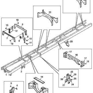 293230 Поперечина assy Scania