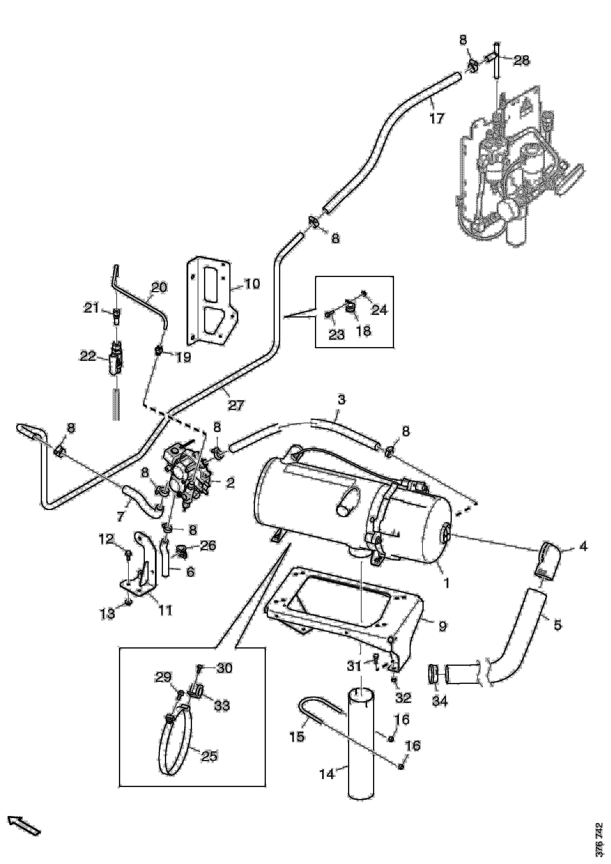 814245 Шланг o 15,9 Scania - O-CATALOG