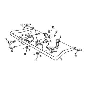 205739 Болт с шестигранной головкой M16x70 Scania