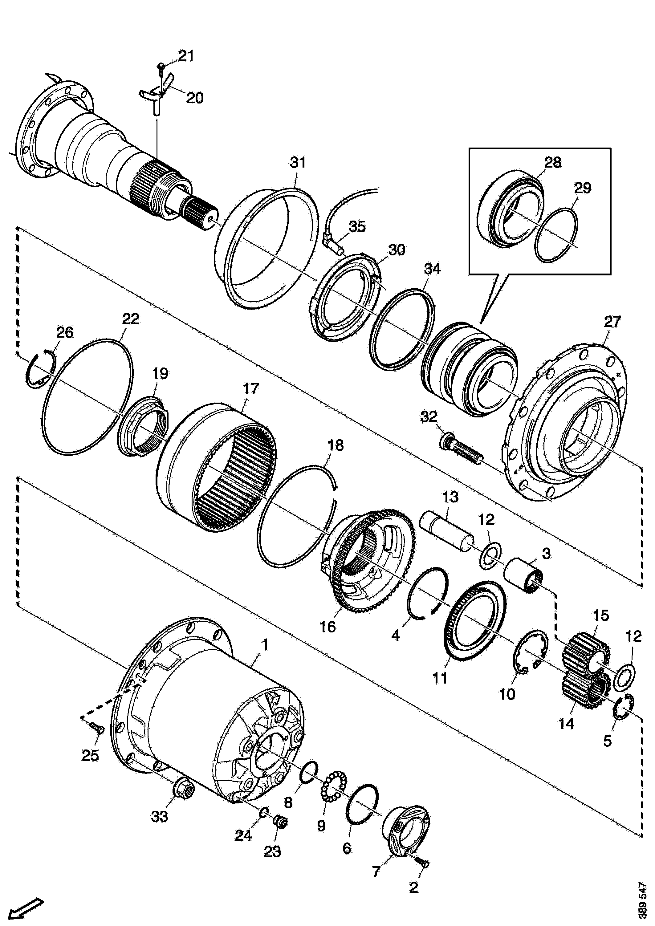 2326674 Держатель Scania - O-CATALOG