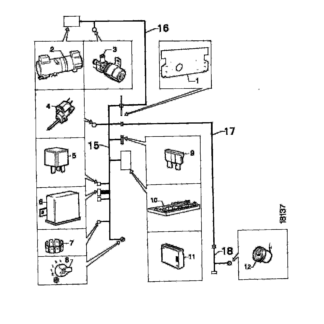 199815 Жгут электропроводки Scania