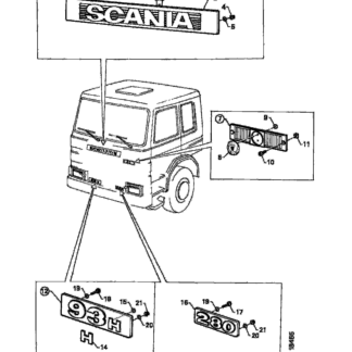 355408 Пластина Scania