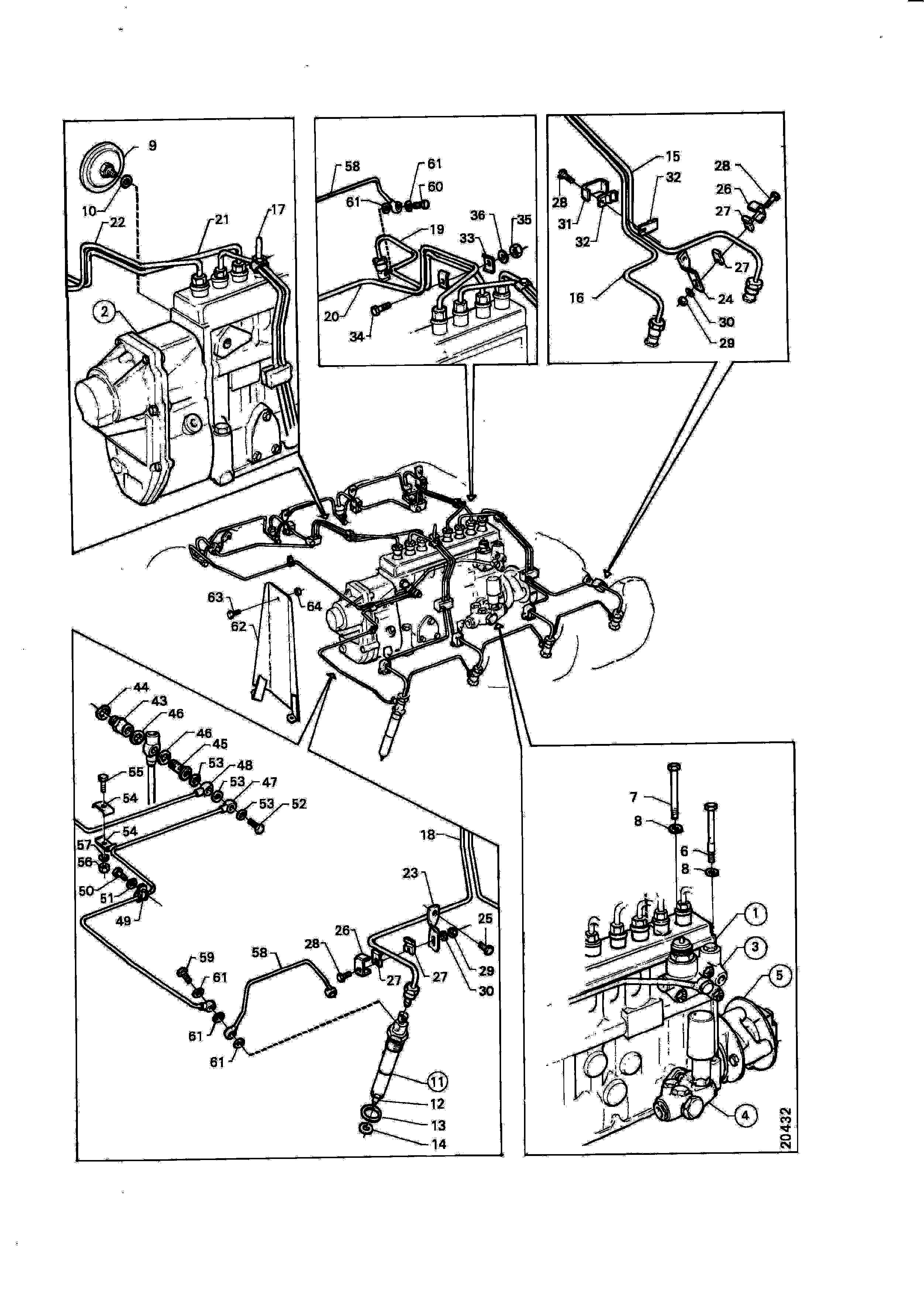 Топливный насос скания 113 схема