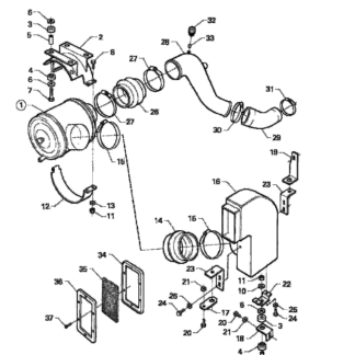 260471 Гофрированный рукав Scania