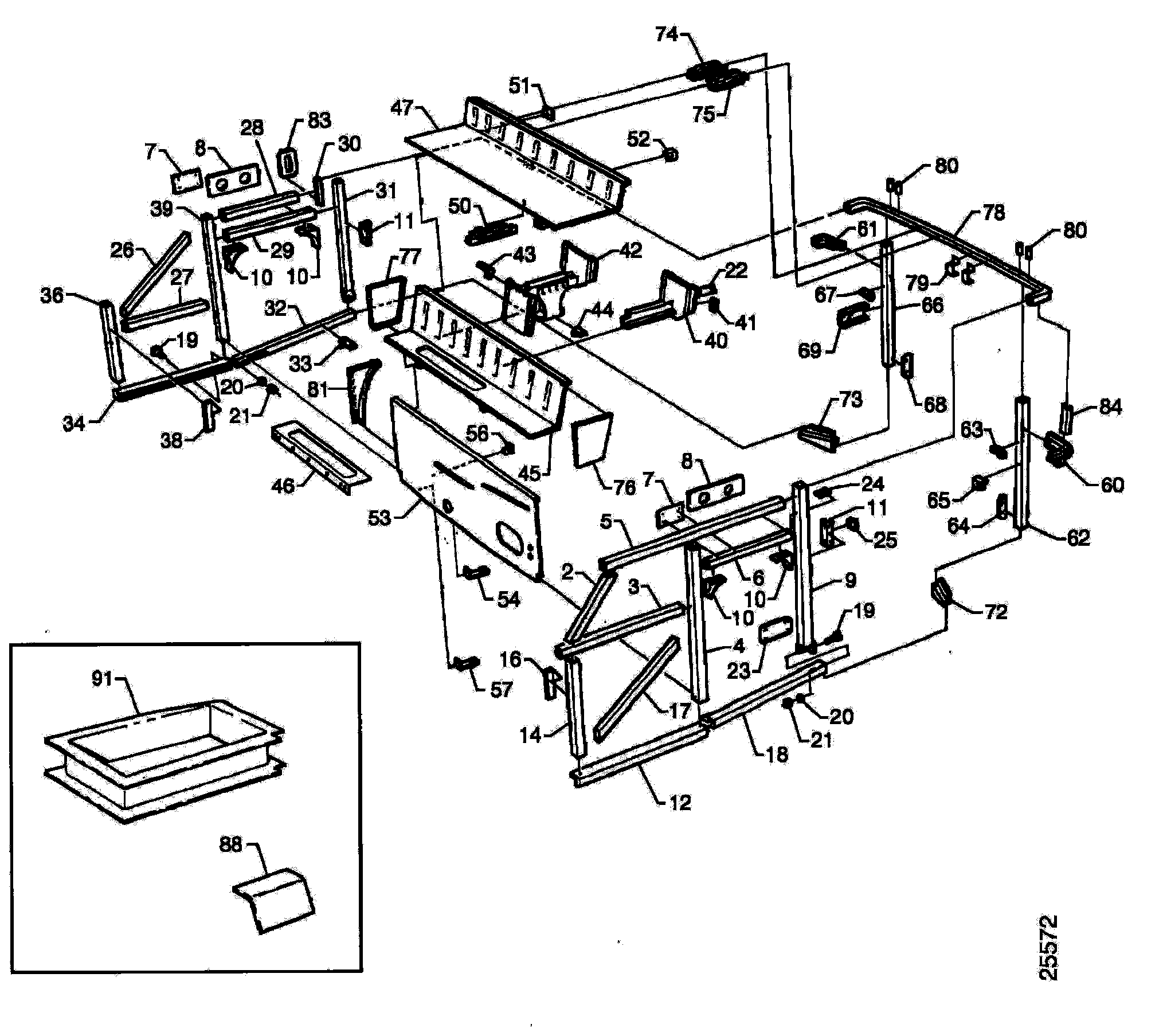 465654 Балка Scania - O-CATALOG