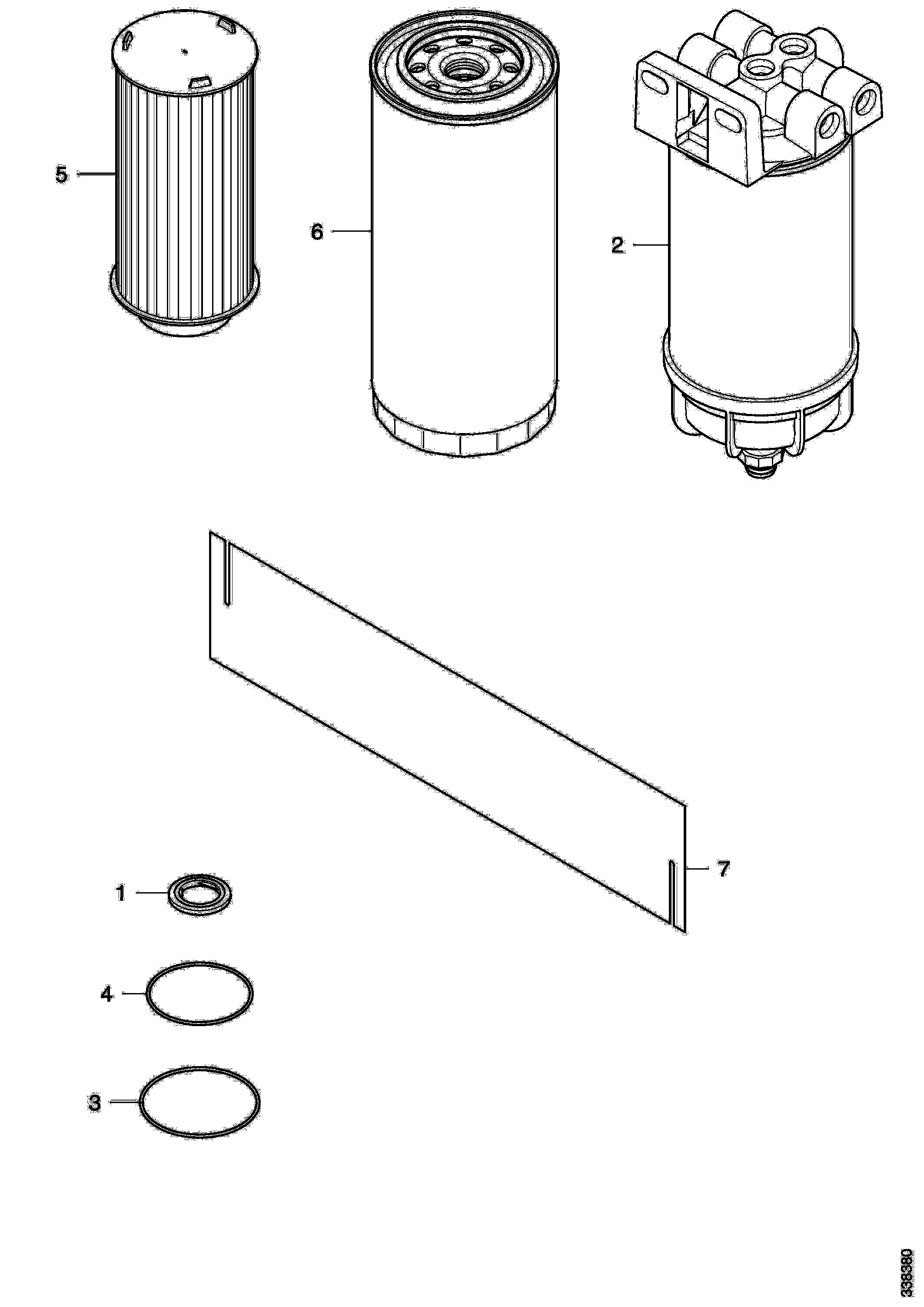 2254338 Комплект для ТО Scania - O-CATALOG