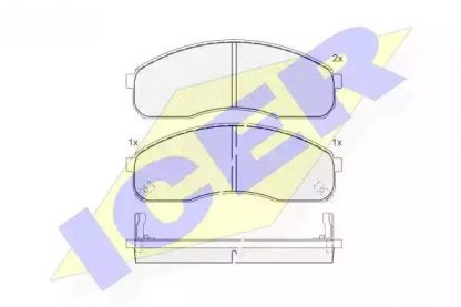 Колодки icer bmw